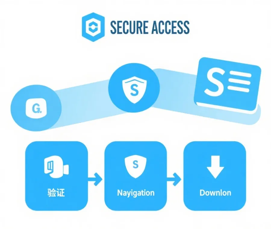 安全访问流程示意图