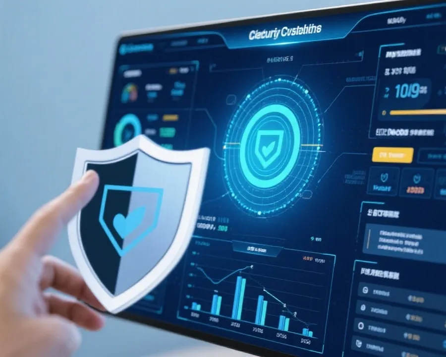 哈希分分彩安全访问与防骗识别示意图